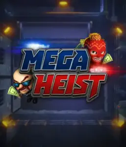 Enter the action-packed world of Mega Heist slot by Relax Gaming, highlighting comedic characters ready to undertake a bank heist. This graphic captures the drama of the heist with its striking logo and a mysterious vault backdrop. Great for fans of heist movies, delivering a captivating adventure. 