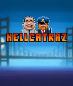 Dive into the exciting world of Hellcatraz slot by Relax Gaming, featuring a comic-style prisoner and a guard with the infamous Alcatraz prison and San Francisco skyline in the background. This image depicts the fun and humor of an prison break-themed game, ideal for those who enjoy playful themes, offering a nostalgic escape. 